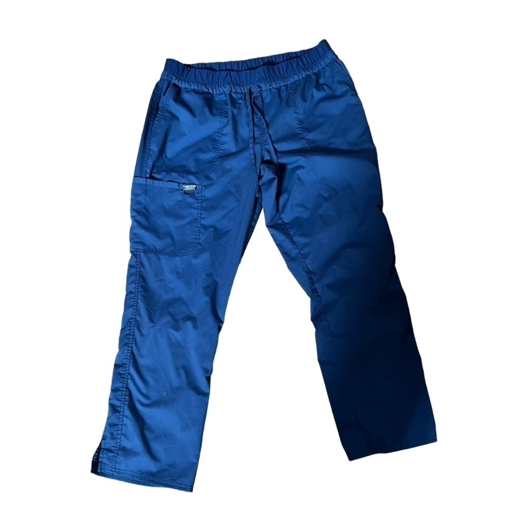 Cherokee Mid Rise Tapered Leg Drawstring Scrub Pant